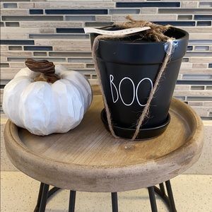 Mini BOO planter, rae dunn halloween